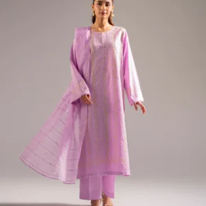 2 Piece - Embroidered Jacquard Suit