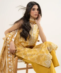 3 Piece - Embroidered Lawn Suit